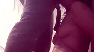 Slave Humiliated with Piss Shower and Forced Blowjob
