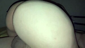 Fat ass stepsister rides hard after school