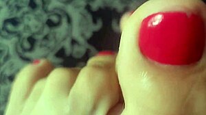 Can You Handle Brunette Sucking Toes in Bedroom Fetish?