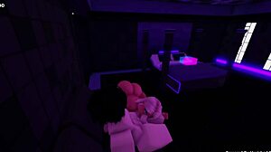 Wild Roblox sex session after hotel party