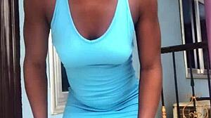 Crazybitch Twerking Seductively On The Balcony