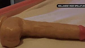 Dutch milf gets nederlandse deepthroat in hollandse vieze spelletjes porno 😈