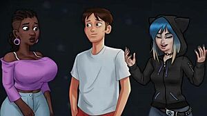 summertime saga 227 featuring teacher in game.