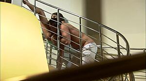 Is that brunette slut mom riding hard?