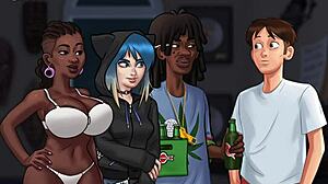 summertime saga 227 featuring teacher in game.