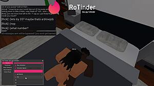 Can This Roblox Slut Handle A Big Black Cock?