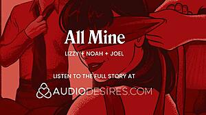 Surprising Wife with DP Sharing Cum in Mouth Blindfolded