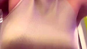 Woman's Shirt Turns Transparent With Sweat At The Gym