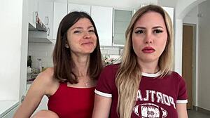 Gina Gerson and Maya Rose talk dirty while fucking passionately!