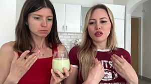 Gina Gerson and Maya Rose talk dirty while fucking passionately!