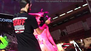 Young Big Tits Tied and Fucked in Public!