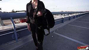 German scout picks up fit Italian Lola Danger for hard casting fuck.