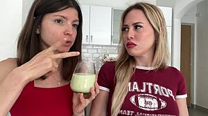 Gina Gerson and Maya Rose talk dirty while fucking passionately!