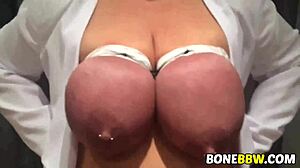 tied big bbw gets punished roughly in homemade bdsm session at home