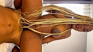 Compartiendo La Cama Con Mi Hermanastra Ebony Colombiana