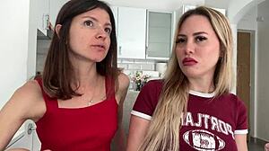 Coffe and Matcha Talk Turns Dirty with Blonde Lovers Gina Gerson and Maya Rose