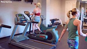 And Then I Met Her for Gym Pussy Licking and Kissing