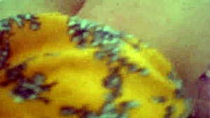 Mexican brunette undresses, masturbates, talks excitedly.