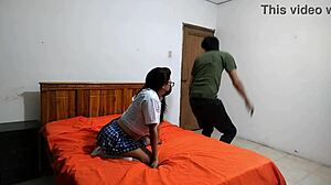 Cousin, a Horny Student, Masturbates Her Tight Pussy Wildly