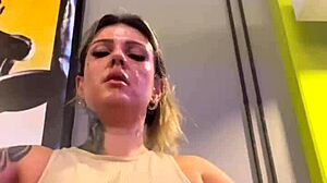 Woman's Shirt Turns Transparent With Sweat At The Gym