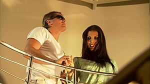 Is that brunette slut mom riding hard?