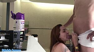 I made my dick a snack for the slut and left her pussy stuffed with cum.