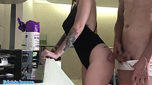 I made my dick a snack for the slut and left her pussy stuffed with cum.