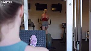 And Then I Met Her for Gym Pussy Licking and Kissing