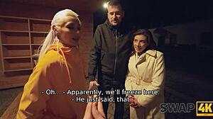 swap4k charlie dean pleases two latinas with huge cock at once