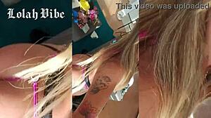 Beautiful brazilian with big ass worships legs and tits