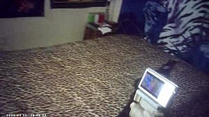 Behind the scenes, I caught pornstar champ vs ebony babe in full nelson wrestling with bj and sex