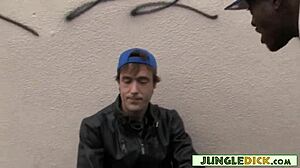 Wimpy white boy loses his ass to Carrie Ann