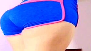 Mexican girl in micro shorts gets fucked by horny neighbor who records everything