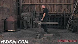 is this marvelous redhead slave ready for hardcore blowjob and bdsm toys on cam?