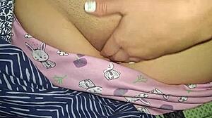 Uncle's wife sends teasing pics from next room