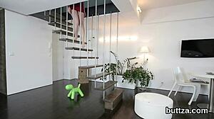 Petite Nympho Gets Tight Pussy And Anal Pounded Hard