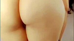 Mexican girl in micro shorts gets fucked by horny neighbor who records everything