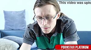 Horny Violet Myers screams while blackmailing tech guy for pussy pounding!