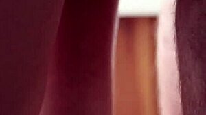 Look at this redhead babe with long legs getting creampied!