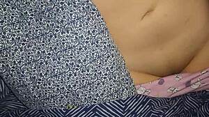 Uncle's wife sends teasing pics from next room