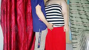 hey girl, muslim bbw got that anal doggy with office guy!