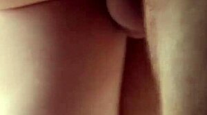 Look at this redhead babe with long legs getting creampied!