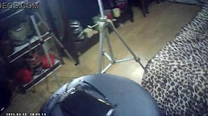 Behind the scenes, I caught pornstar champ vs ebony babe in full nelson wrestling with bj and sex