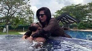 jacuzzi fun with kylei ellish and big cock