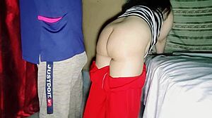 hey girl, muslim bbw got that anal doggy with office guy!