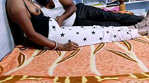 Desihotcouple's Indian Hot Wife Delivers Intense Homemade Handjob, Blowjob, And Footjob In Close-Up POV