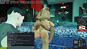 Ari fucked hard while cuck boyfriend watches