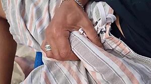 Dogging on Beach with Hot Tinder Stud