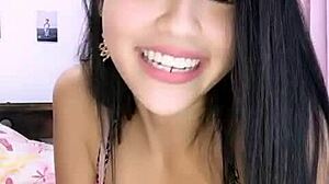 My step sister's hot mouth works magic while hidden by balaclava