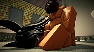 Fan Gets Pounded in Bathroom with Wet Pussy and Big Ass